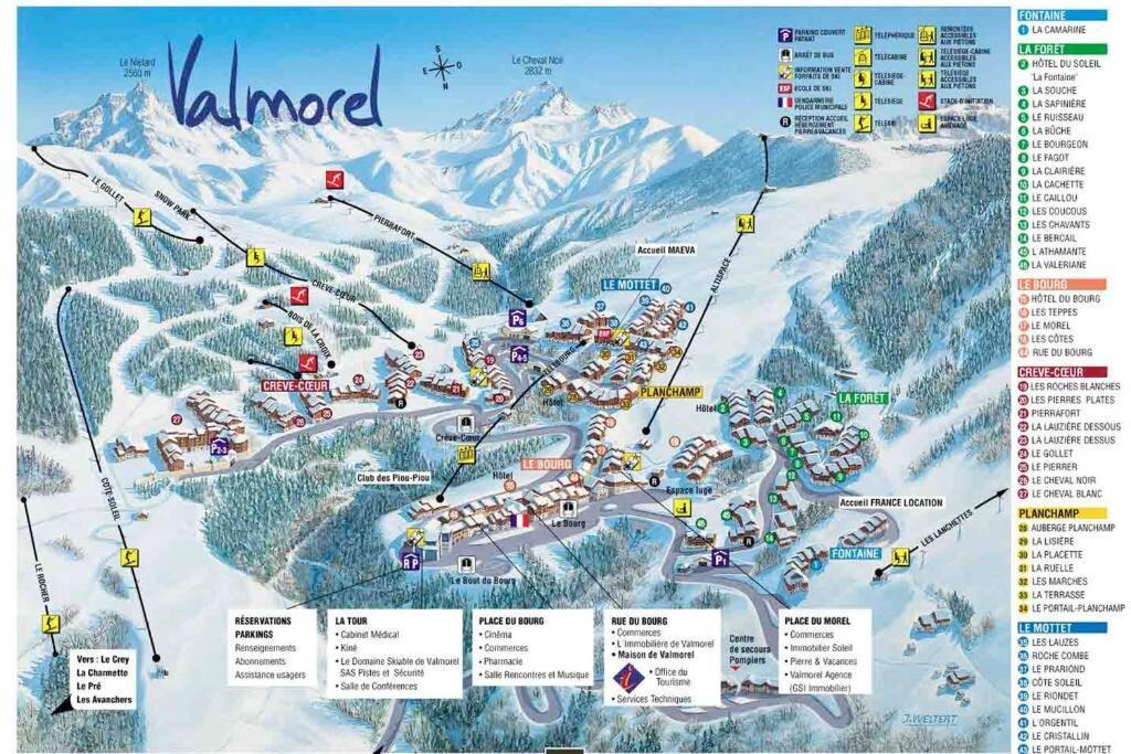 Residence Le Faegot A Valmorel- Studio 4 Personnes Zewnętrze zdjęcie